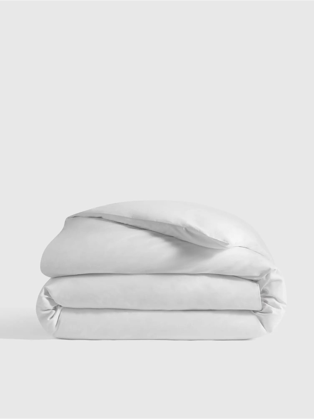 Quince Organic Crisp Percale Duvet Cover Full Queen White NWT Cover Only